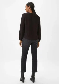 Langarmbluse aus Viskose-Comma Fashion