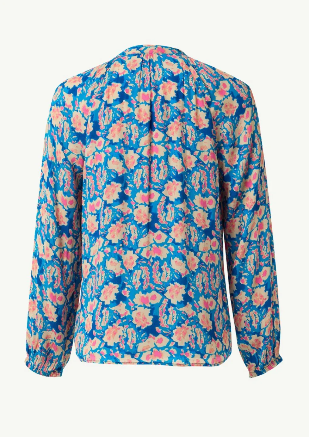 Langarmbluse mit All-over-Print-Comma Outlet