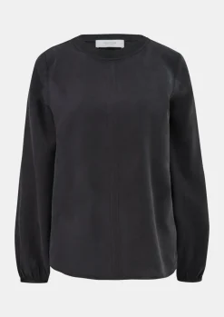 Langarmshirt aus fließendem Modal-Comma Outlet