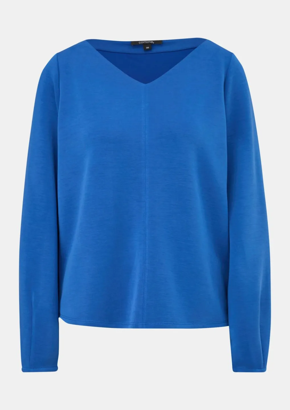 Langarmshirt aus weichem Scuba-Comma Online