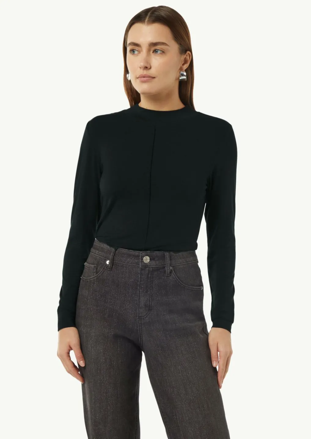 Langarmshirt mit Glitzerdetail-Comma Online