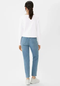 Langarmshirt mit Ringelmuster-Comma Fashion