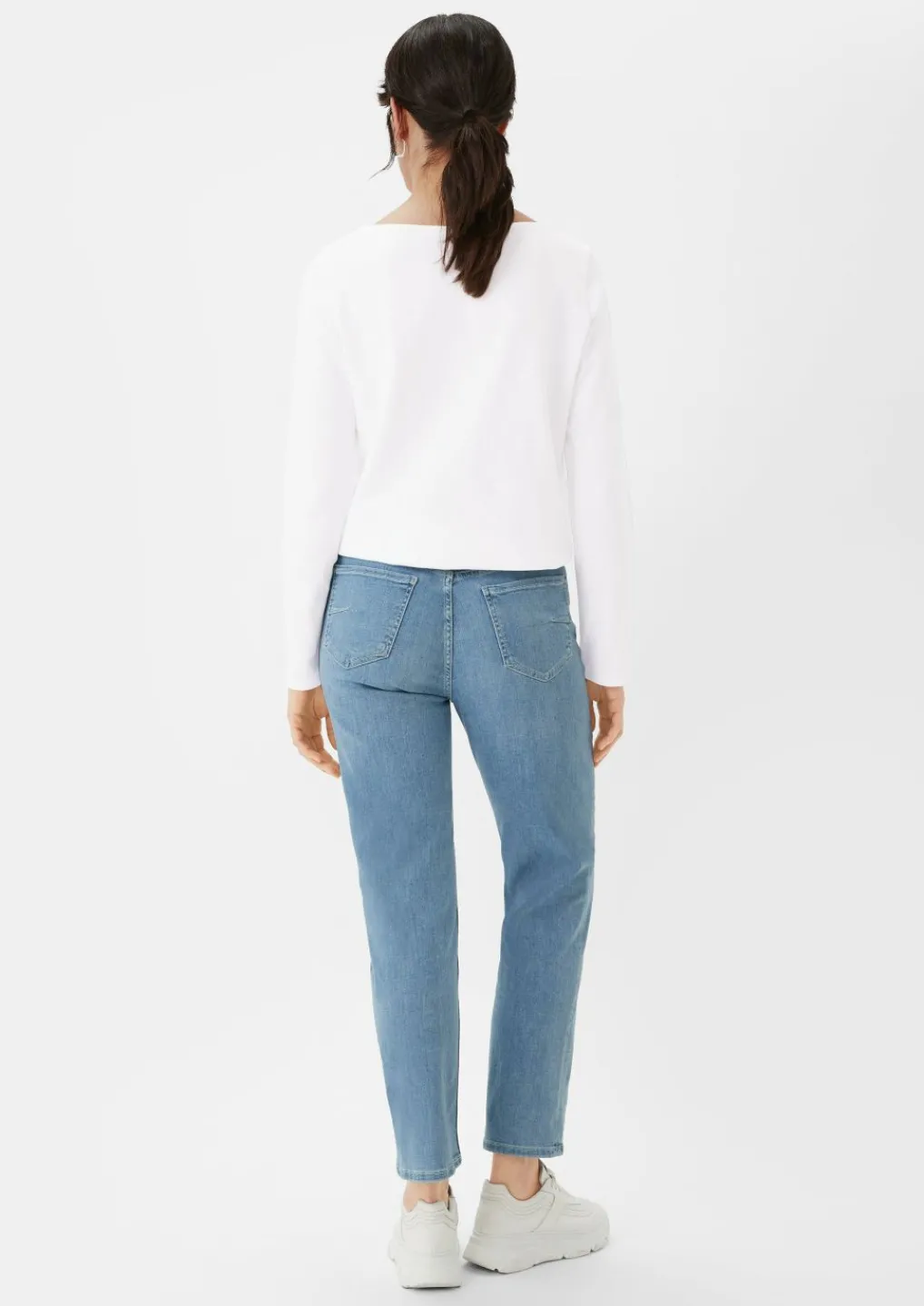 Langarmshirt mit Ringelmuster-Comma Fashion