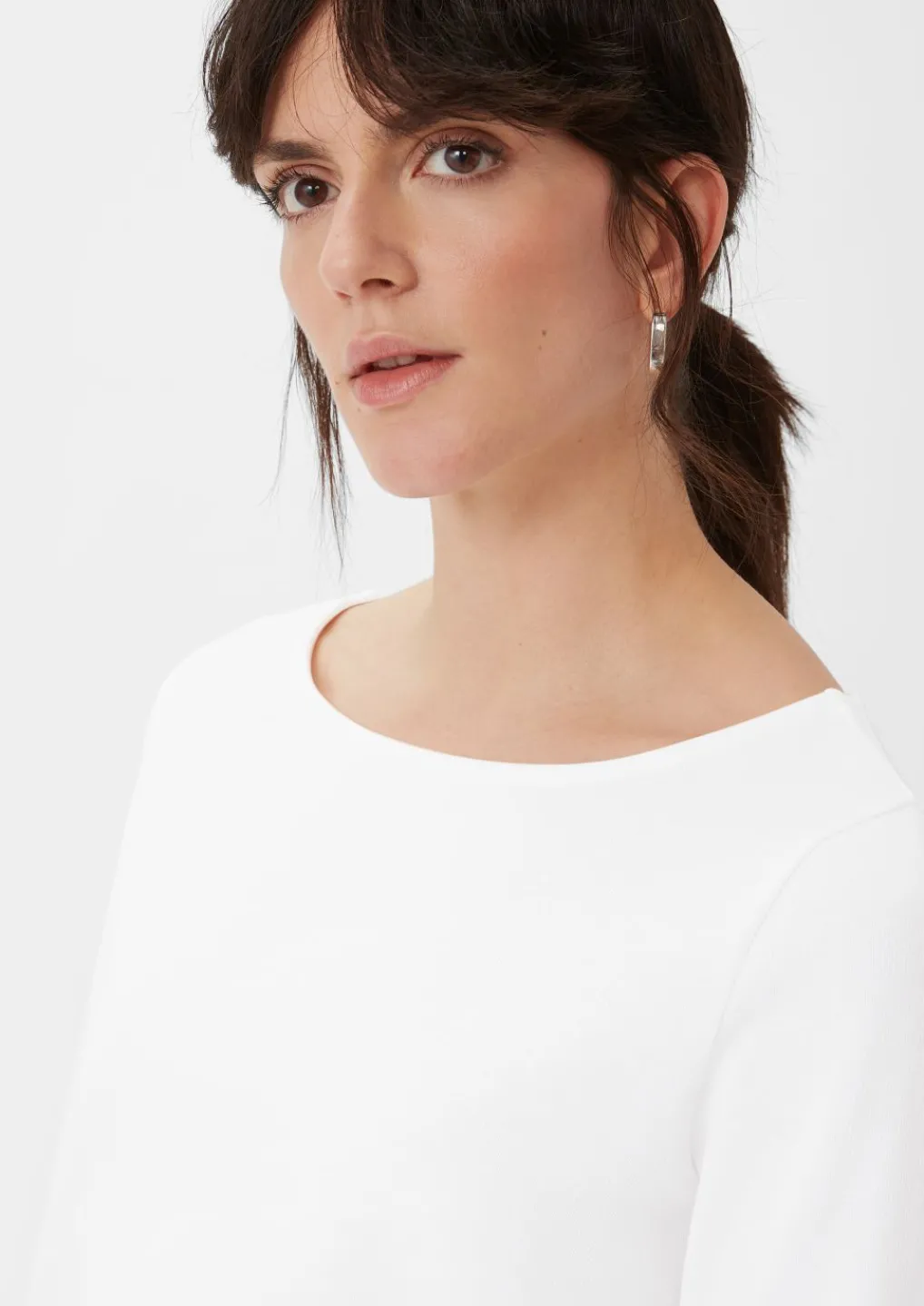 Langarmshirt mit Ringelmuster-Comma Fashion