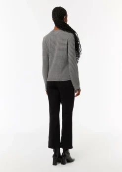 Langarmshirt mit Strukturstreifen-Comma Clearance