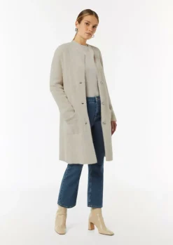 Langer Cardigan in Kunstfell-Optik-Comma Clearance