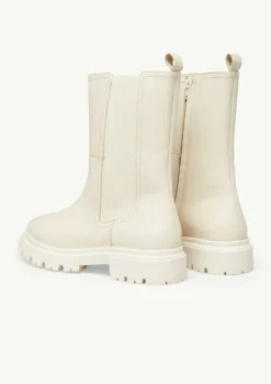 Lederstiefel mit Profilsohle-Comma Outlet