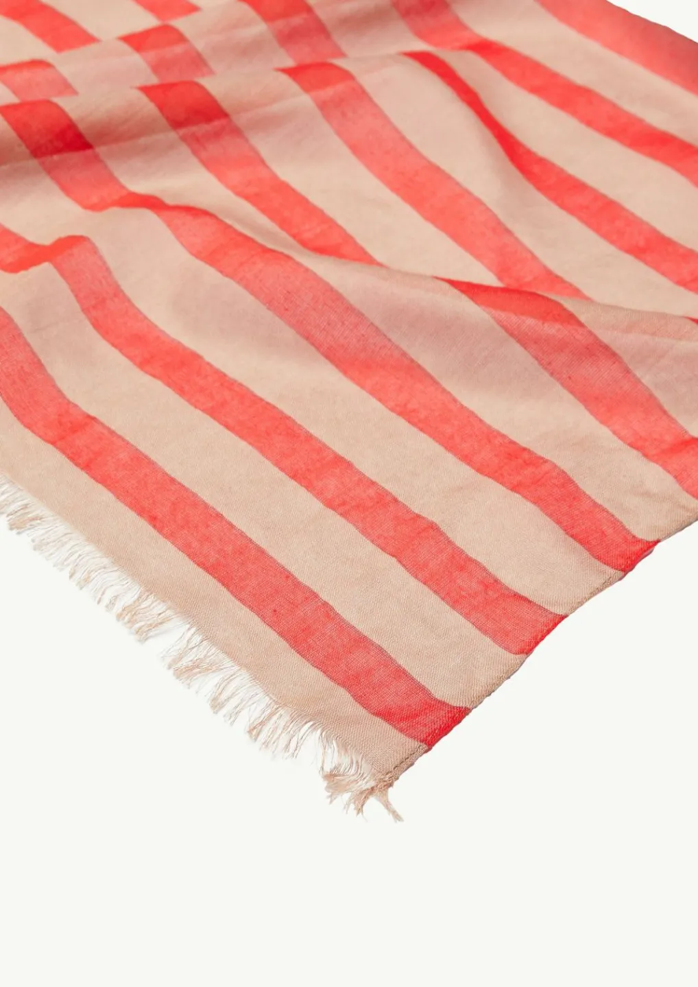 Leichter Schal mit All-over-Print aus Baumwollmix-Comma Sale