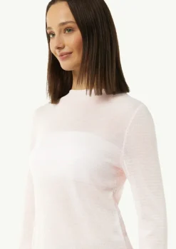Leichter Strickpullover mit angedeutetem Stehkragen-Comma Discount