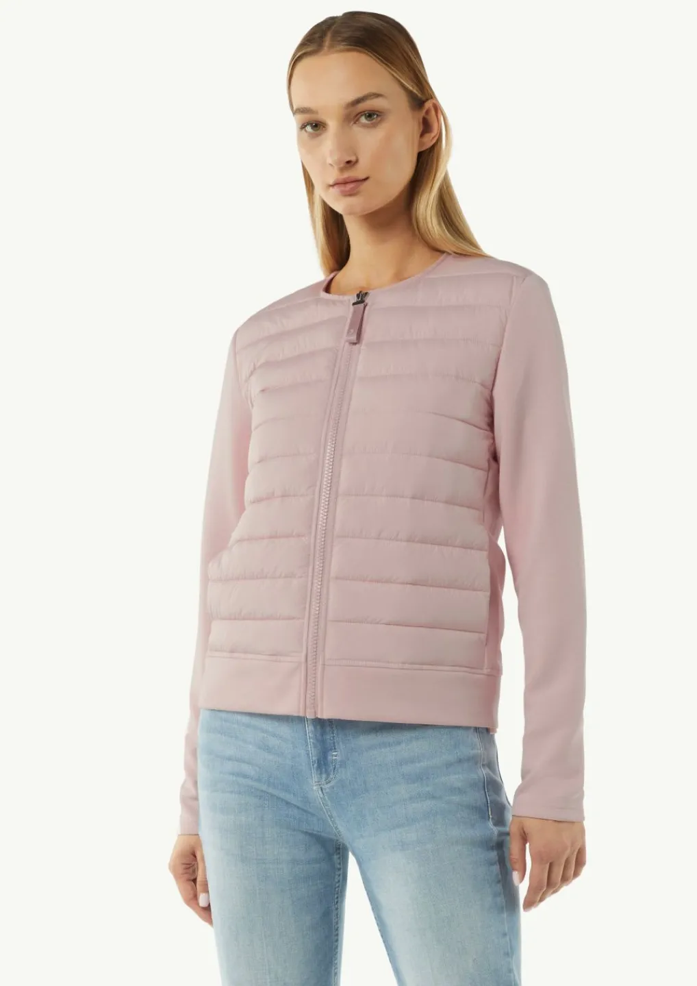 Leichte Steppjacke im Fabricmix-Comma New