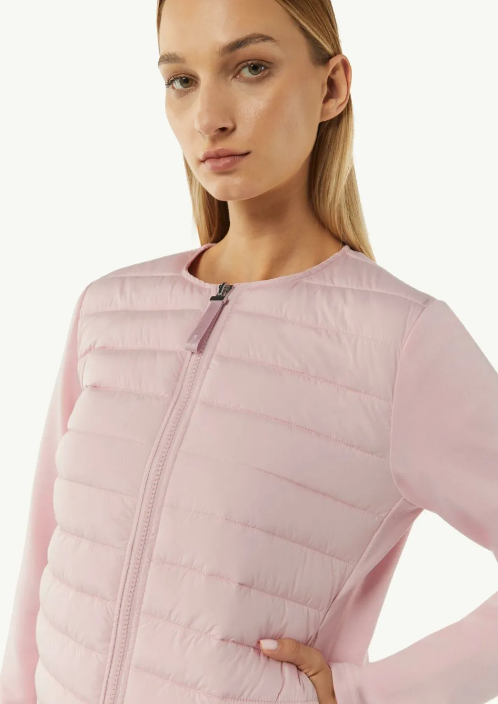 Leichte Steppjacke im Fabricmix-Comma New