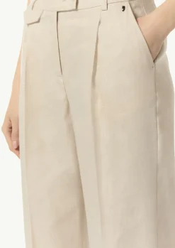 Leinen-Mix-Hose mit Eingrifftaschen-Comma Hot