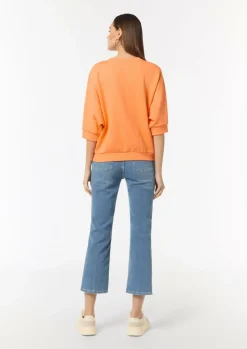 Lockeres Sweatshirt mit 3/4-Arm-Comma Best