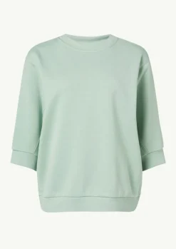 Lockeres Sweatshirt mit 3/4-Arm-Comma Outlet