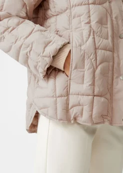 Logo-Steppjacke mit Stehkragen-Comma Discount