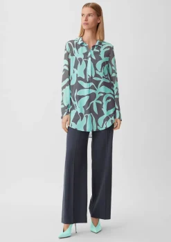 Longbluse aus Chiffon-Comma Hot