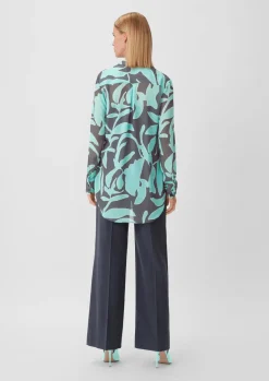Longbluse aus Chiffon-Comma Hot