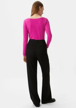 Longsleeve mit eckigem Ausschnitt-Comma Outlet