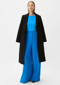 Longsleeve mit eckigem Ausschnitt-Comma New