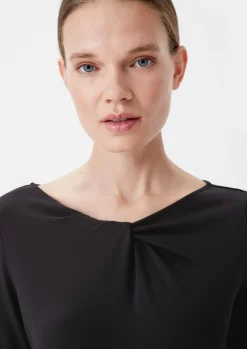 Longsleeve mit Knoten-Detail-Comma Discount