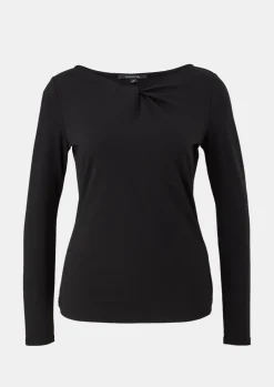 Longsleeve mit Knoten-Detail-Comma Discount