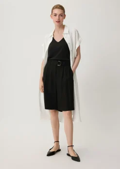 Loose: Bermuda aus Twill-Comma Sale