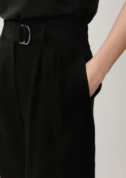 Loose: Bermuda aus Twill-Comma Sale