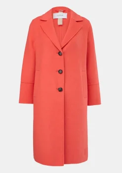 Loose Fit Mantel aus Doubleface-Comma Discount