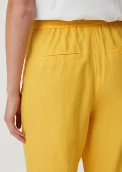 Loose: Hose aus Leinenmix-Comma Hot