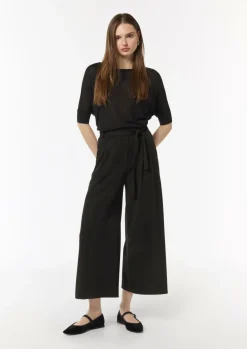 Loose: Stoffhose in Crop-Länge-Comma Clearance