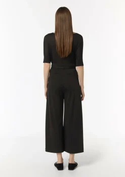 Loose: Stoffhose in Crop-Länge-Comma Clearance