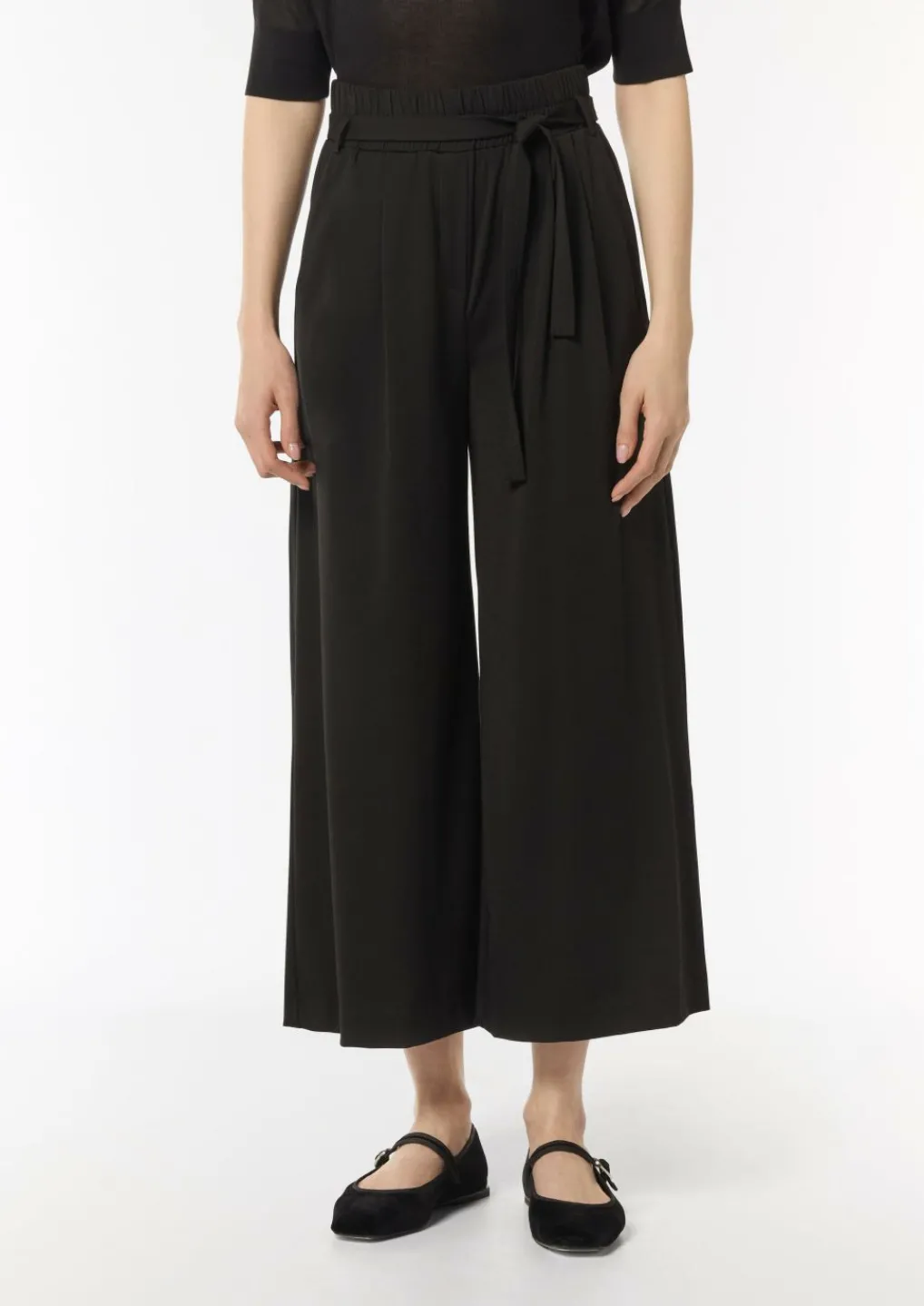 Loose: Stoffhose in Crop-Länge-Comma Clearance