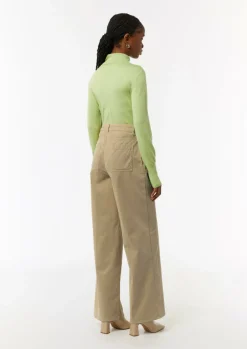 Loose: Twillhose mit weitem Bein-Comma Online