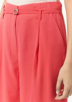 Loose: Weite Hose aus Piqué-Comma Fashion