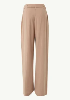 Loose: Weite Hose aus Piqué-Comma Hot