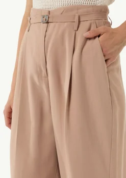Loose: Weite Hose aus Piqué-Comma Hot