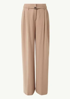 Loose: Weite Hose aus Piqué-Comma Hot