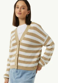 Lässige Strickjacke mit voluminösen Ärmeln-Comma Online