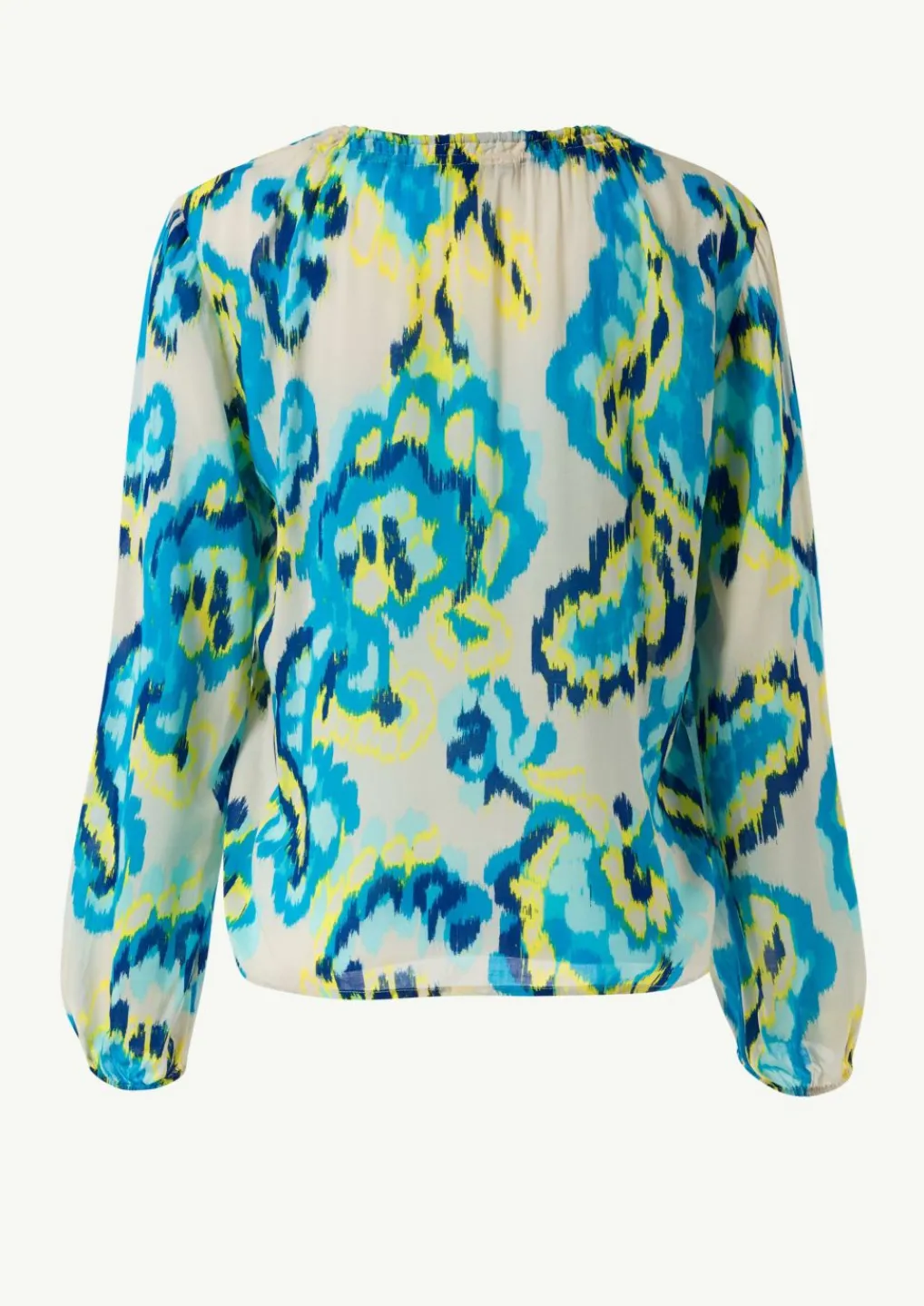 Luftige Viskosebluse mit All-over-Print im Relaxed Fit-Comma Outlet