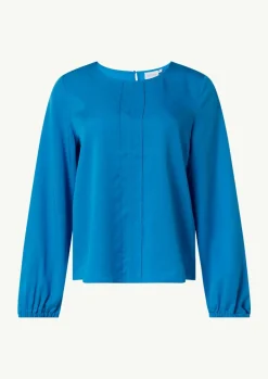 Lyocell-Bluse mit Cut-Out-Comma New
