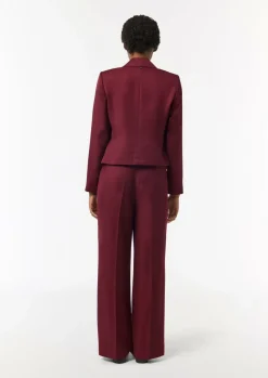 Marlenehose mit Bundfalten-Comma Discount