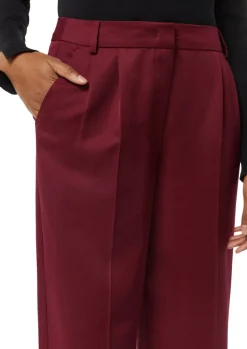 Marlenehose mit Bundfalten-Comma Discount