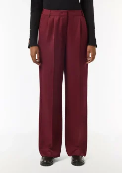 Marlenehose mit Bundfalten-Comma Discount