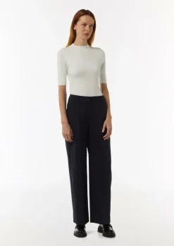 Marlenehose mit dezentem Glitzergarn-Comma Outlet