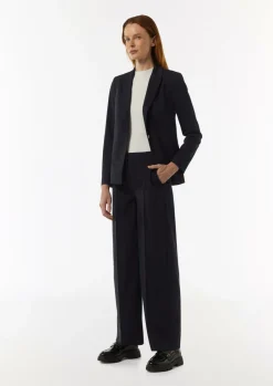Marlenehose mit dezentem Glitzergarn-Comma Outlet