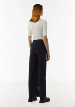 Marlenehose mit dezentem Glitzergarn-Comma Outlet