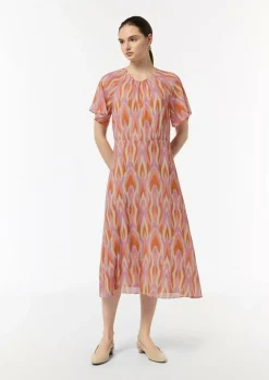 Maxi-Kleid aus Chiffon-Comma Hot