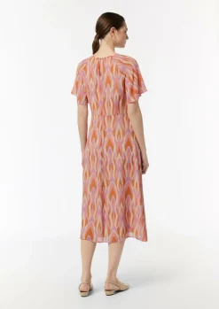 Maxi-Kleid aus Chiffon-Comma Hot