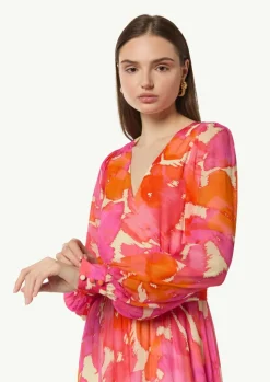 Maxikleid aus Chiffon-Comma New