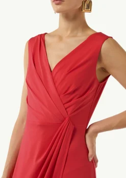 Maxi-Kleid mit Crêpestruktur-Comma Sale